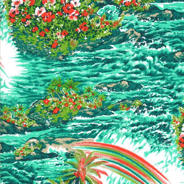 Tropical Print-Green BBYK1215-8