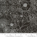 True To Hue - Hidden Facet Florals Black As Night White 11560-22