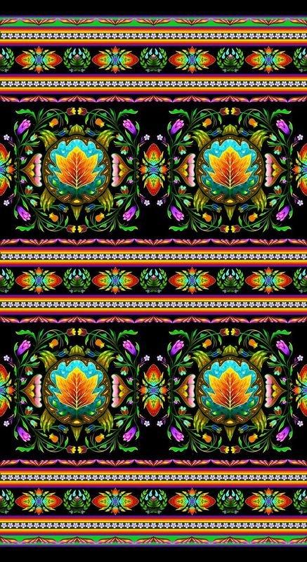 Turtle Island-Wide Stripe Black 37001-BLACK