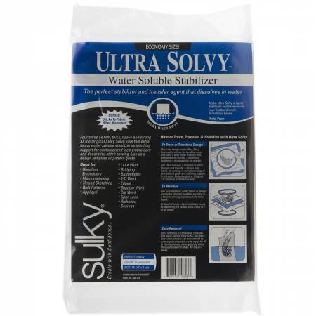Ultra Solvy Extremely Firm & Stable Water Soluble Stabilizer 19 1/2in x 3yds 408-03