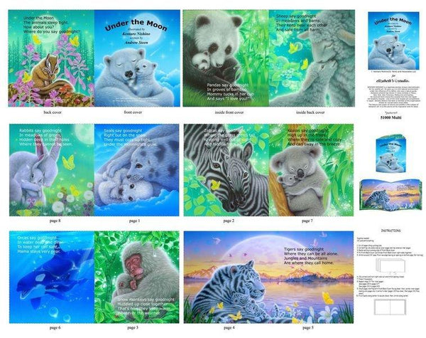 Under The Moon-36" Book Panel Multi 51000-MULTI