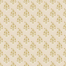 Vintage Garden-Paisley Gold Metallic RP1007-GO3M