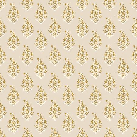 Vintage Garden-Paisley Gold Metallic RP1007-GO3M