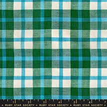 Warp Weft Mystic Fable - Juliet Plaid Woven Jade RS4157-11
