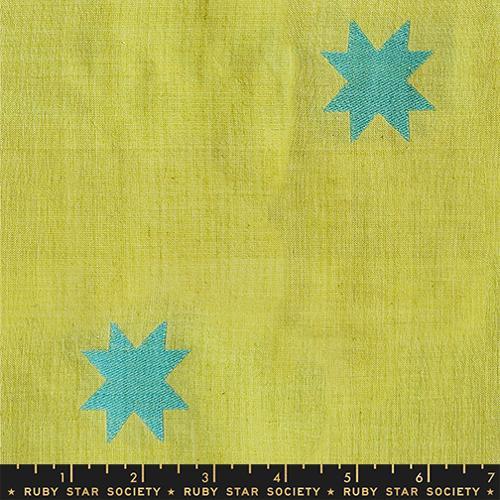 Warp Weft Mystic Fable - Quilt Star Woven Pistachio RS4155-13
