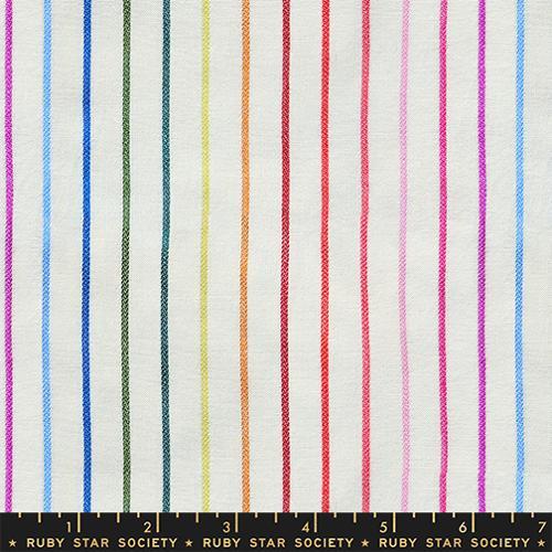 Warp Weft Mystic Fable - Rainbow Stripe Wovens RS4161-11