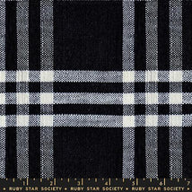 Warp Weft Mystic Fable - Woven Plaid Black RS4162-12