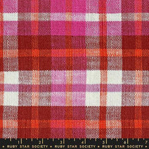 Warp Weft Mystic Fable - Woven Plaid Pink RS4164-11