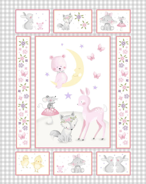 Wee Ones-36" Baby Animal Panel OA-573551