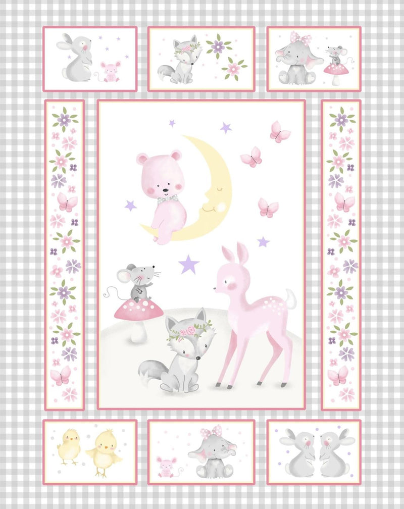 Wee Ones-36" Baby Animal Panel OA-573551