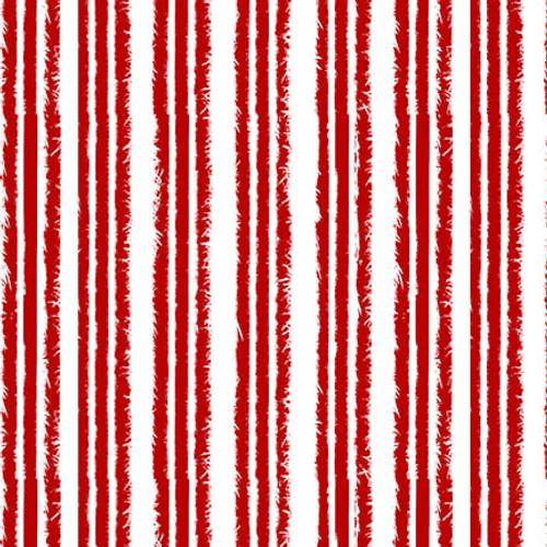 Snow Crew Fuzzy Stripe Q-1291-08 Red/White