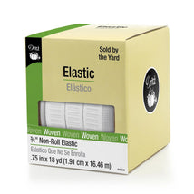 White Non-Roll Elastic 3/4in 9406W