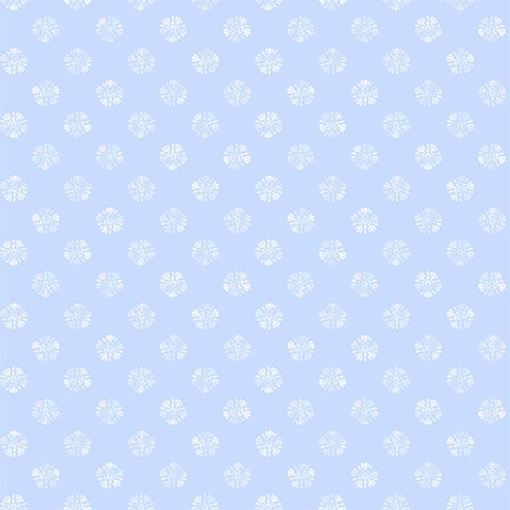 Amalfi Coast-Floral Dots Light Blue/White W105-009-505