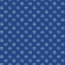 Amalfi Coast-Floral Dots Dark Blue/White W105-009-570