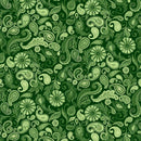 Wild Garden-Paisley Green W100-008-606