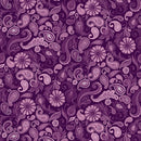 Wild Garden-Paisley Purple W100-008-444