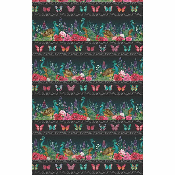 Wild Garden-Repeating Stripe Multi W100-002-719