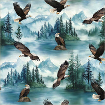 Wild Kingdom-Regal Eagle Mountain Mist 55028D-1
