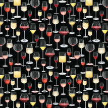 Wine Glasses-Black WINE-CD3828-BLACK