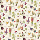 Wine Tasting-Bottles Light Cream Y4574-2