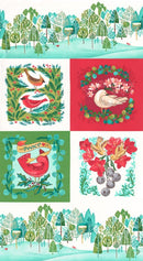 Winterly-24" Panel Christmas 48766-11