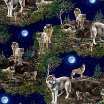 Wolf Pack - Wolf Scenic-Night DONA-CD3848-NIGHT