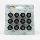 Wonderfil DecoBob Prewound Set Class 15 Black DBP15-101