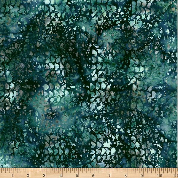 Woodland Batiks-Salmon Skin Teal MR61-21