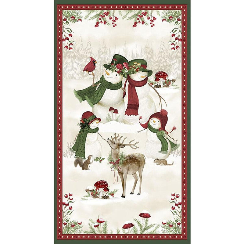Woodland Snowmen-24" Panel 3017-27732-273
