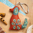 Wool Mix Felt Craft Kit-Folk Embroidered Dog 8044F
