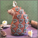 Wool Mix Felt Craft Kit-Folk Embroidered Hedgehog 8044O