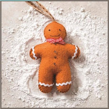 Wool Mix Felt Craft Kit-Gingerbread Man 8044T