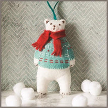 Wool Mix Felt Craft Kit-Polar Bear 8044S