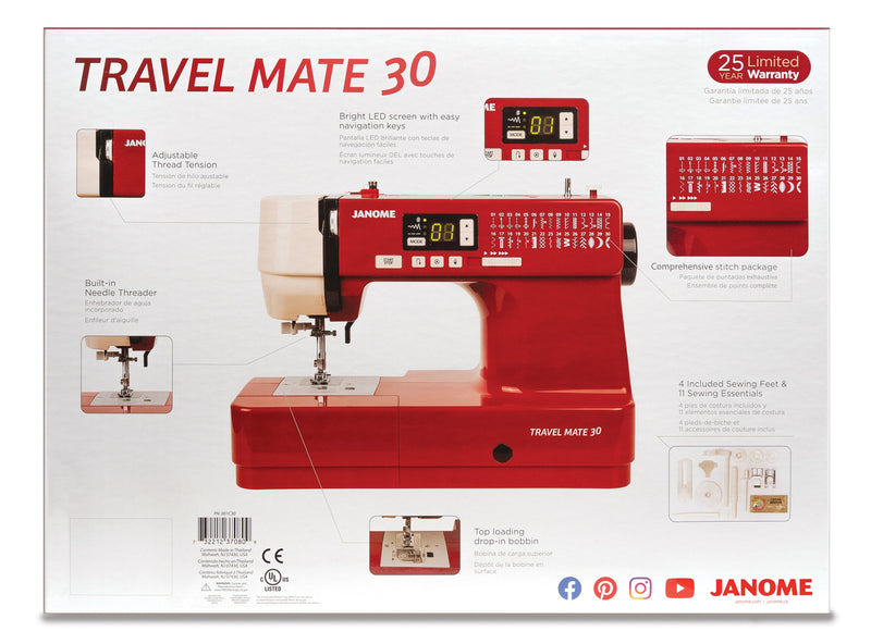 Janome Travel Mate 30 Sewing Machine TM30