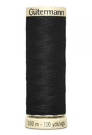 Sew-all Polyester All Purpose Thread 100m/109yds - Black 100M-010