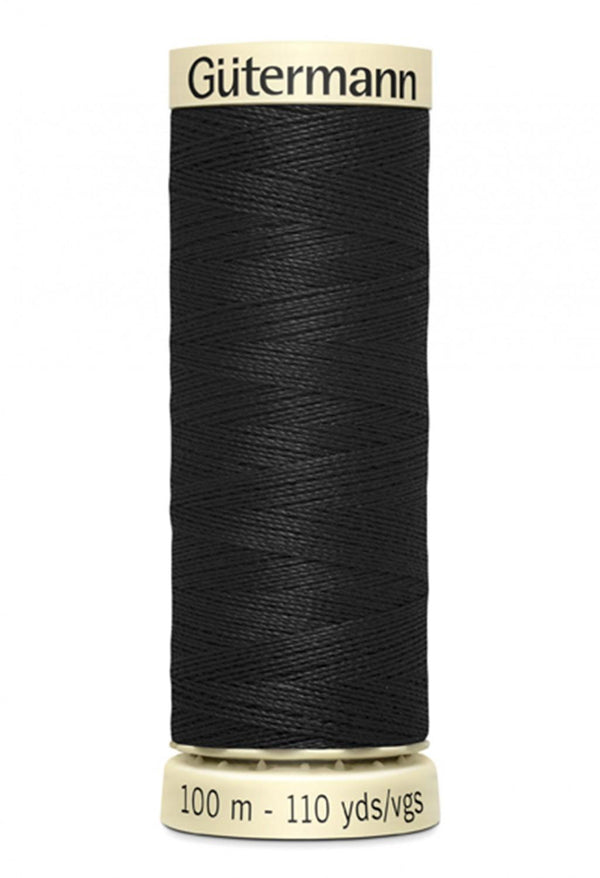 Sew-all Polyester All Purpose Thread 100m/109yds - Black 100M-010