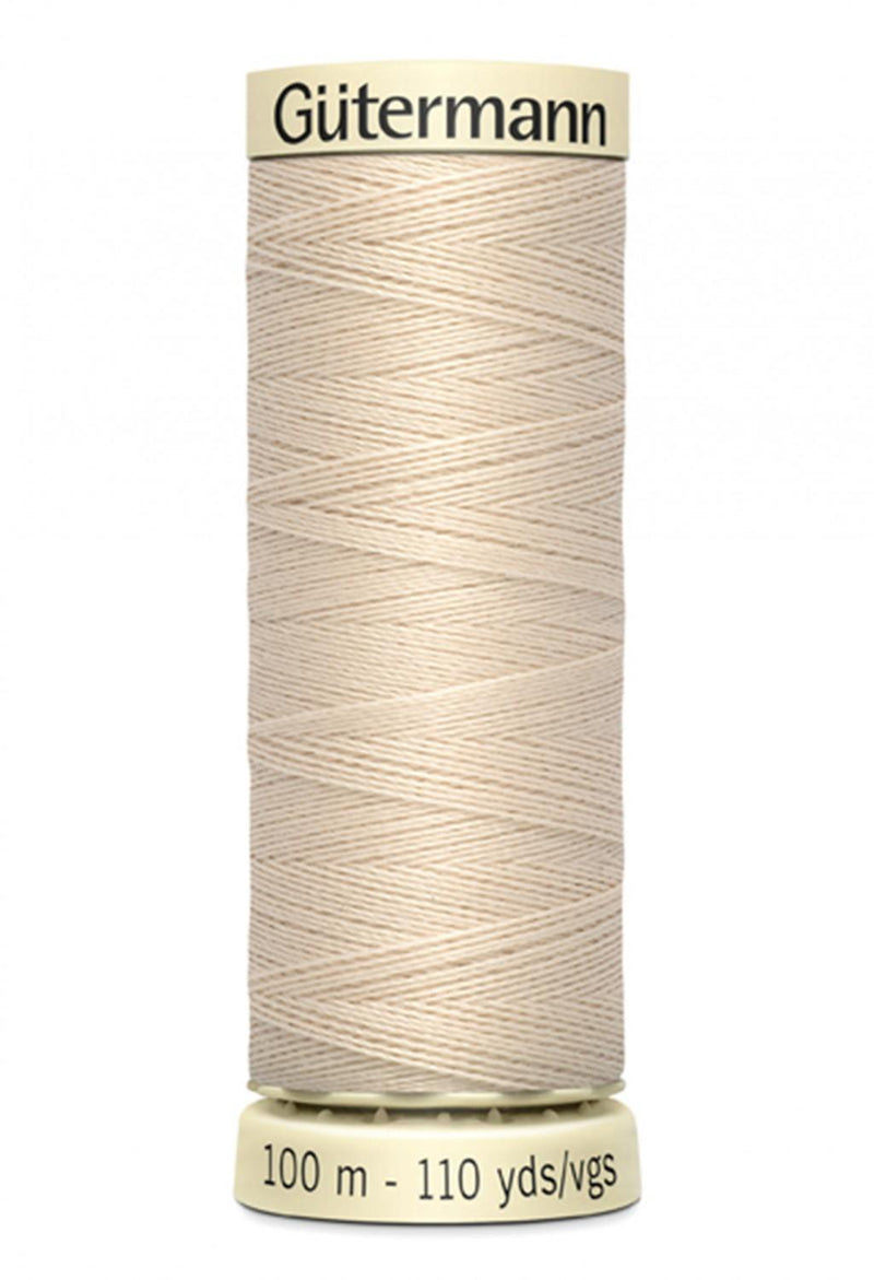 Sew-all Polyester All Purpose Thread 100m/109yds - Bone 100M-030