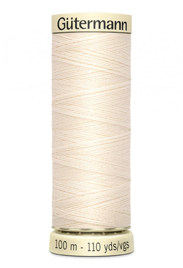 Sew-all Polyester All Purpose Thread 100m/109yds - Eggshell 100M-022