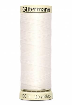 Sew-all Polyester All Purpose Thread 100m/109yds - Oyster 100M-021