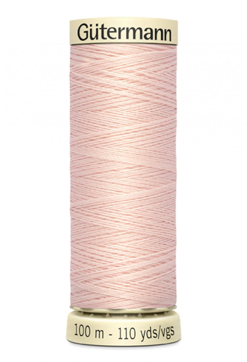 Sew-all Polyester All Purpose Thread 100m/109yds - Salmon Buff 100M-371