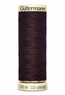 Sew-all Polyester All Purpose Thread 100m/109yds - Seal Brown 100M-593