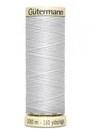 Sew-all Polyester All Purpose Thread 100m/109yds - Silver 100M-100