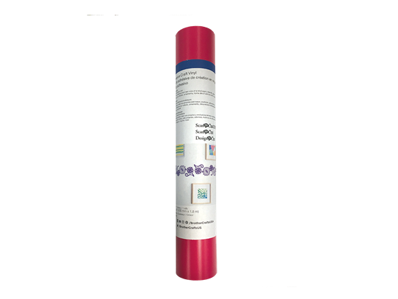 12"x6 ft - Adhesive Craft Viny l - HOT PINK