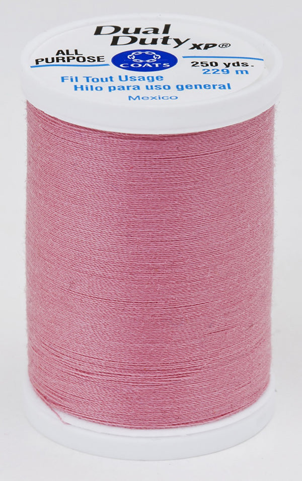 Coats Dual Duty XP Polyester Thread 250yds Dark Old Rose -