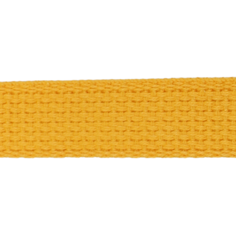 1" Cotton Webbing-Gold WC/100-650