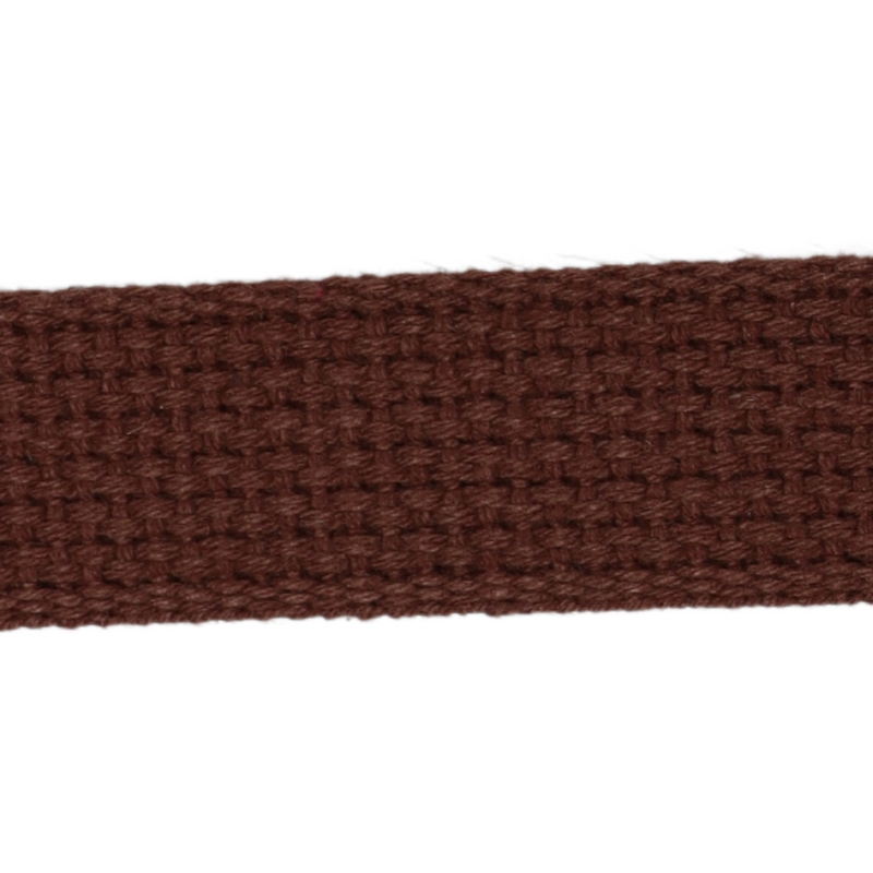 1" Cotton Webbing Brown WC/100-850