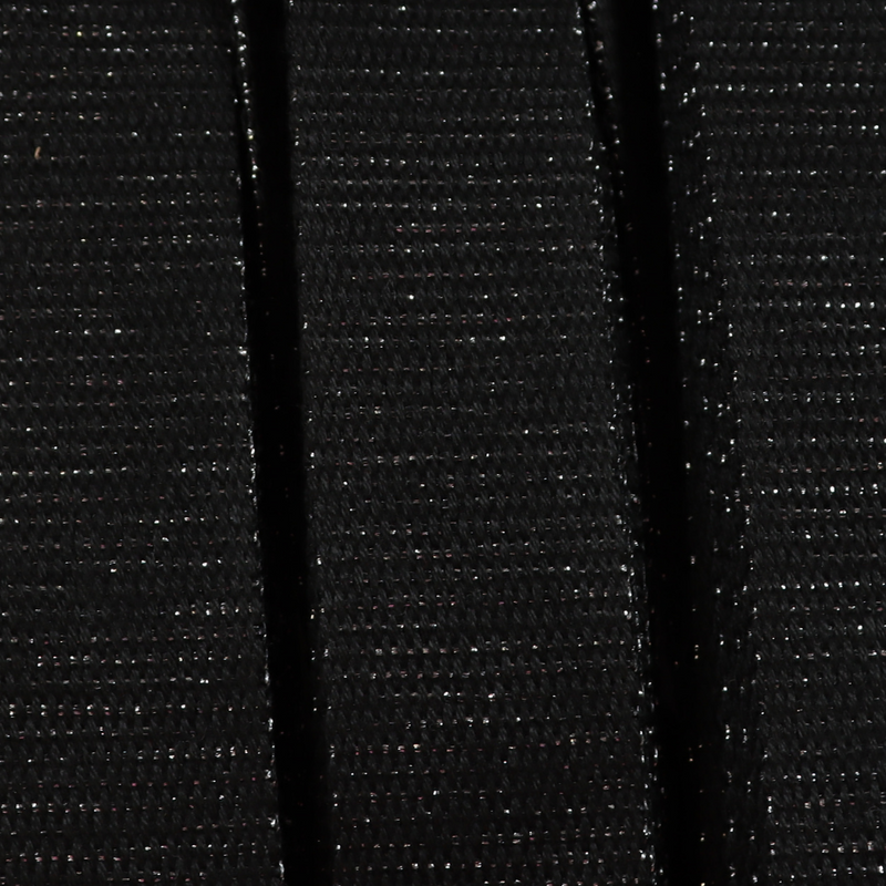 1 1/4" Metallic Webbing-Black/Silver 114-30-102
