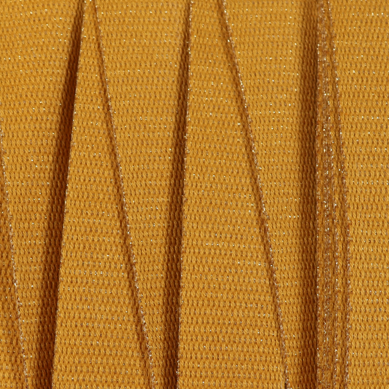 1 1/4" Metallic Webbing-Mustard/Gold 114-30-042