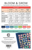 Bloom & Grow Quilt Pattern CMA-882
