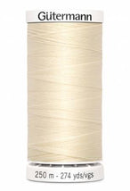 Sew-all Polyester All Purpose Thread 250m/273yds - Ivory 250M-800